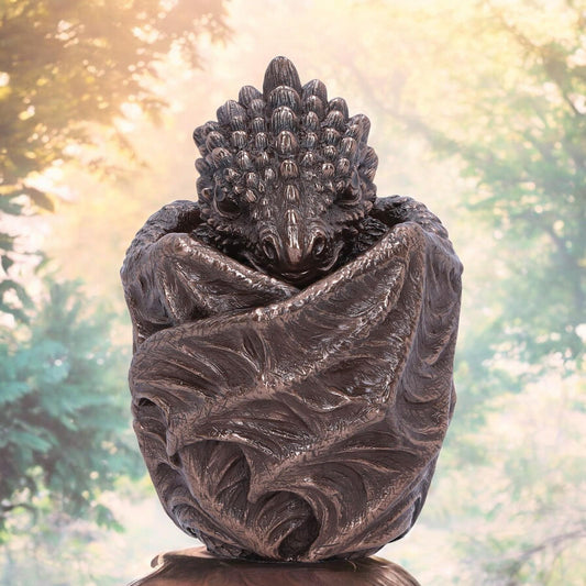 Dragon Trinket Box 9cm Hand-Painted Mythical Storage Ornament  Gothic Fantasy Dragon Collectible Resin Figurine