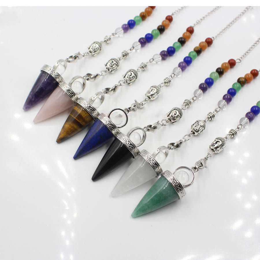 Cone bead Reiki pendant