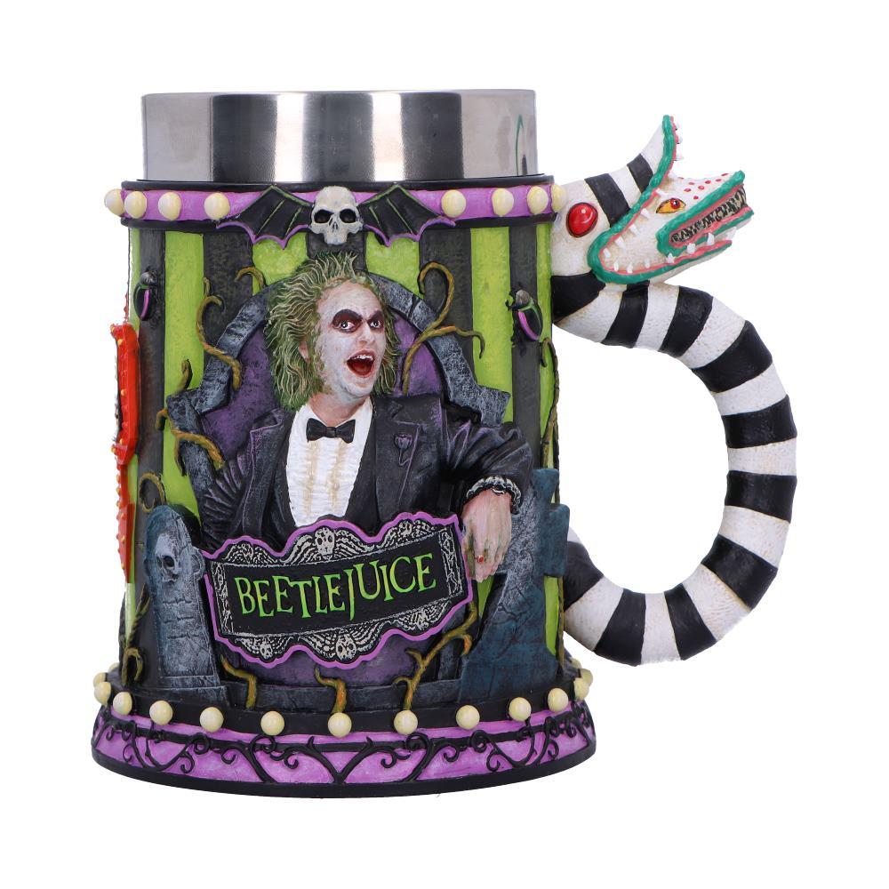 Official Beetlejuice Tankard Gothic Mug Halloween Movie Collectible Drinkware