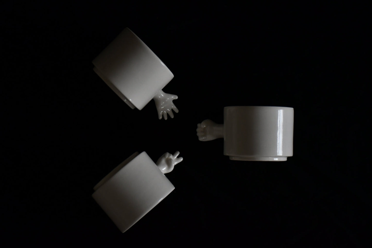 GESTURES CUPS- “Rock-Paper- Scissors set”