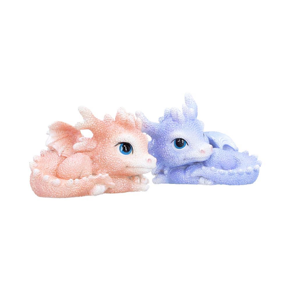 Nestlings Dragon Figurines Statue Ornament Sculpture Set of Cute Fantasy Decor