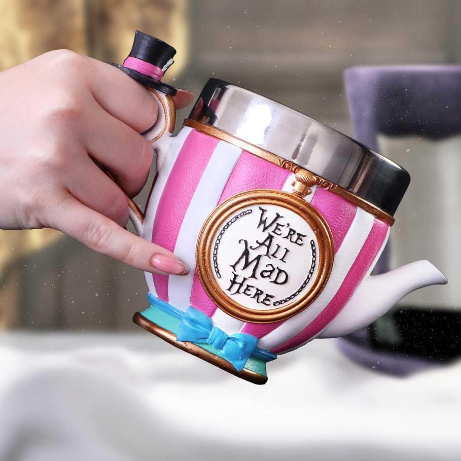 Pinky's Up Mad Hatter "We're All Mad Here" Cup 11cm - Exclusive Nemesis  Collection