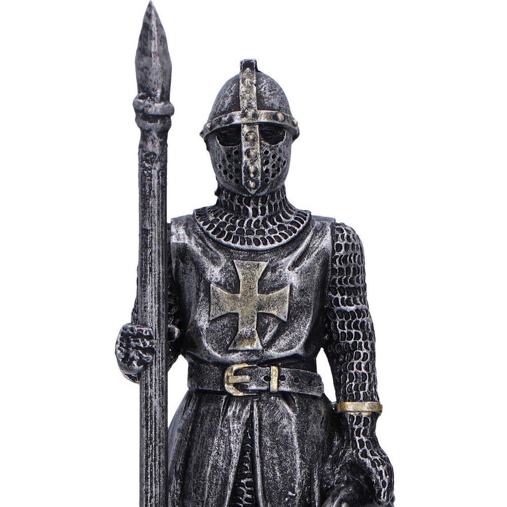 Crusader Knights of the Realm Gothic Figurines Medieval Warrior Statue Templar