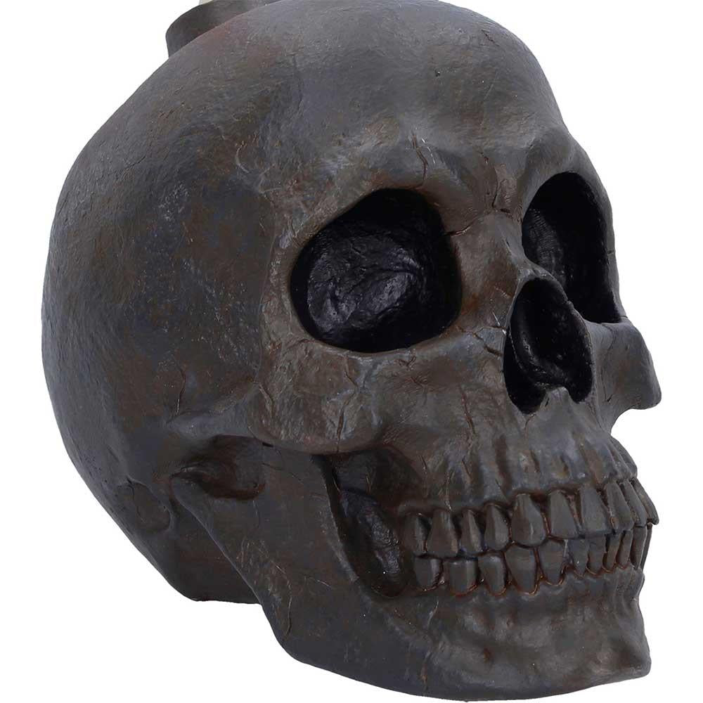 Exploding Skull Statue Figurine Ornament Mind Blown Gothic Resin Display Decor
