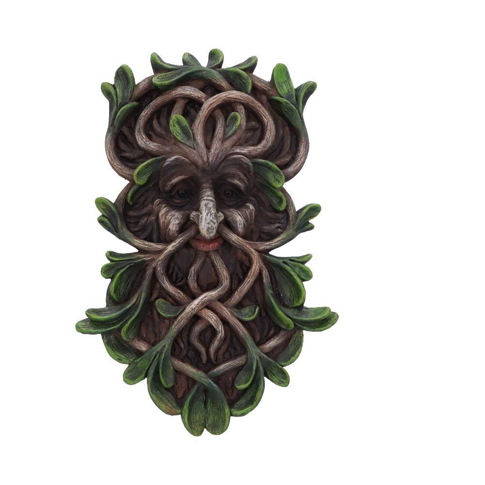 Mystical Forest Green Man Guardian Tree Spirit Wall Plaque Wiccan Pagan Art