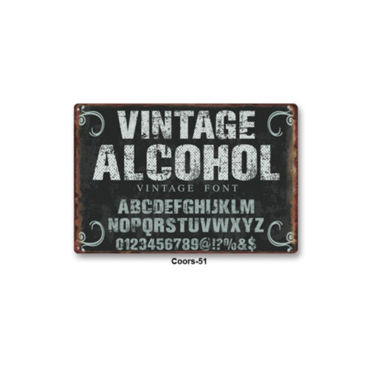 Tin Metal Decor Tin Metal Painting Bar Home Wall Decoration