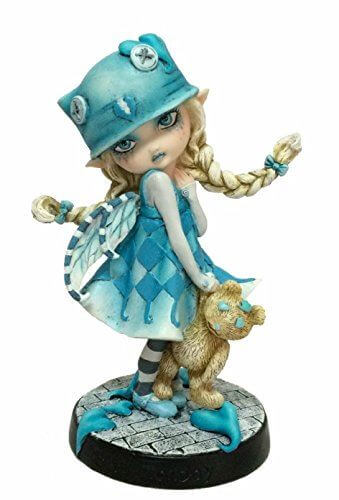 Dolly Fae Collection: "Blue Monday" Fairy with Teddy Bear By Selina Fenech