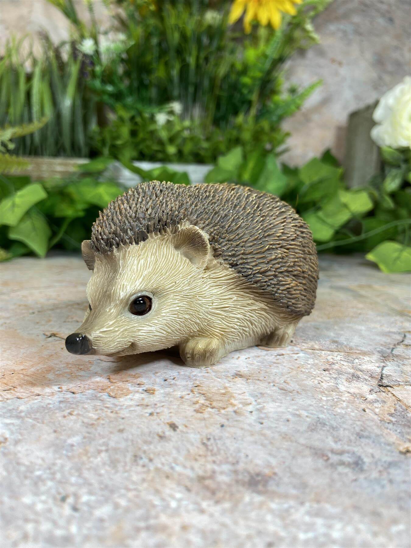 Adorable Realistic Hedgehog Figurine Perfect Garden Ornament Lawn Decor-Osiris Craftworks