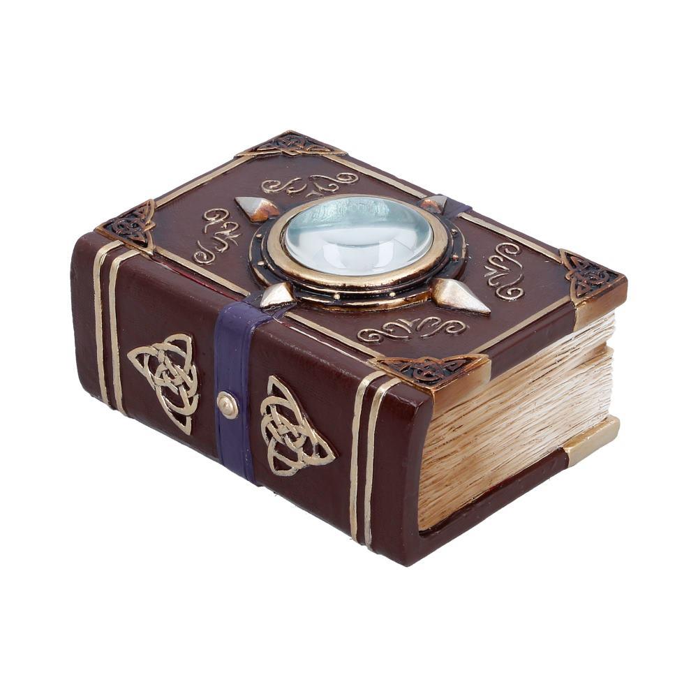 Spell Book Trinket Box Gothic Wiccan Witchcraft Jewellery Keepsake Ornament