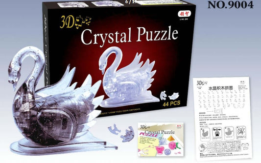 Creative 3D Crystal Swan Puzzle Decoration 46 Pieces Building Blocks