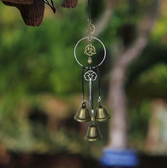 Wind Bell Celtics Charm Witch Wind Chimes Home Door Handle Window Sill Decoration Pendant