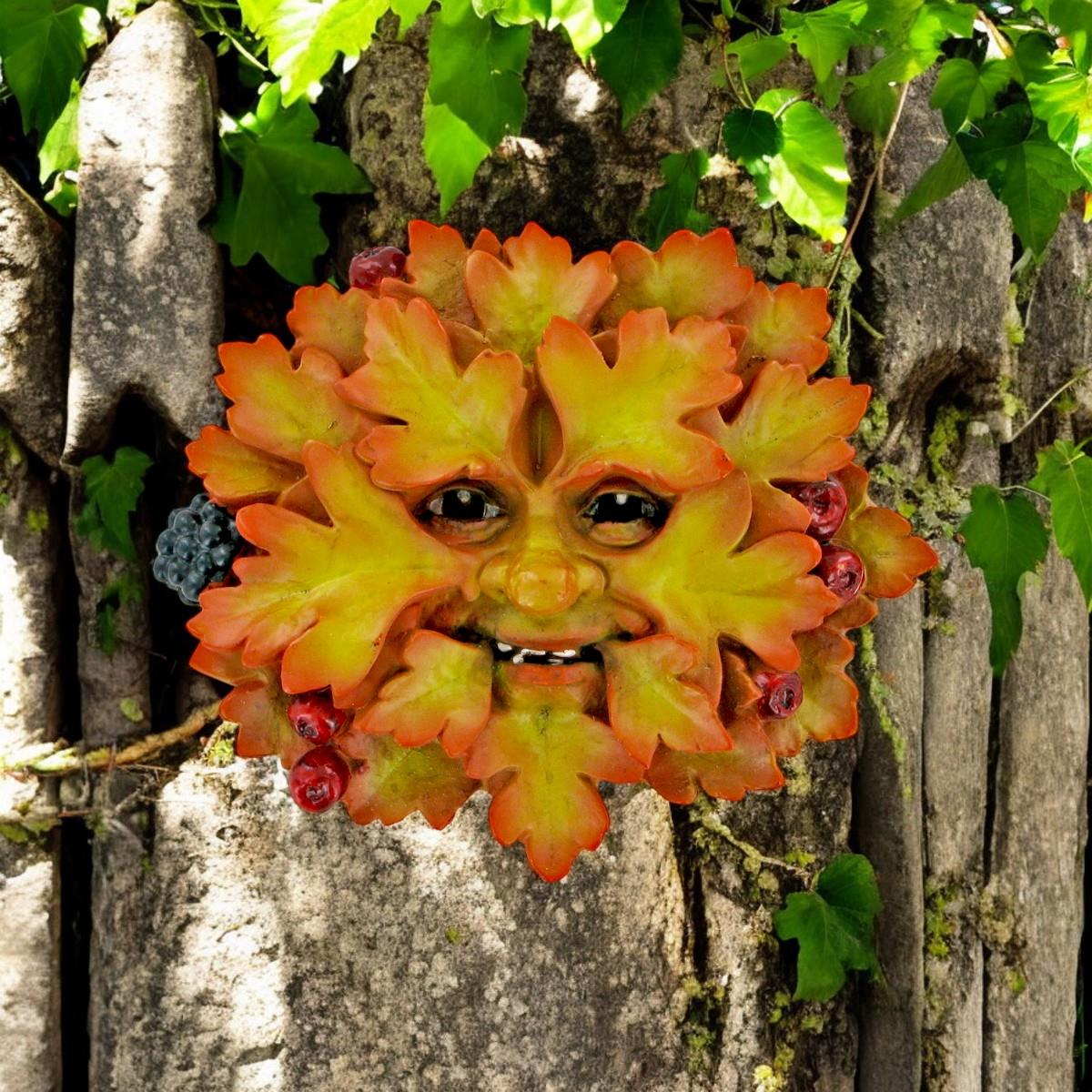 Hawthorn Man Greenman Garden Wall Plaque - Weatherproof Outdoor/Indoor Decor by David Lawrence