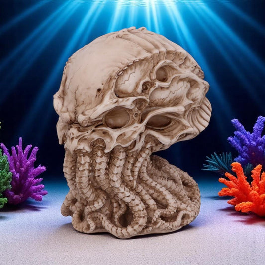 James Ryman Cthulhu Skull Figurine Resin Horror Art Statue Lovecraft Gothic Decor