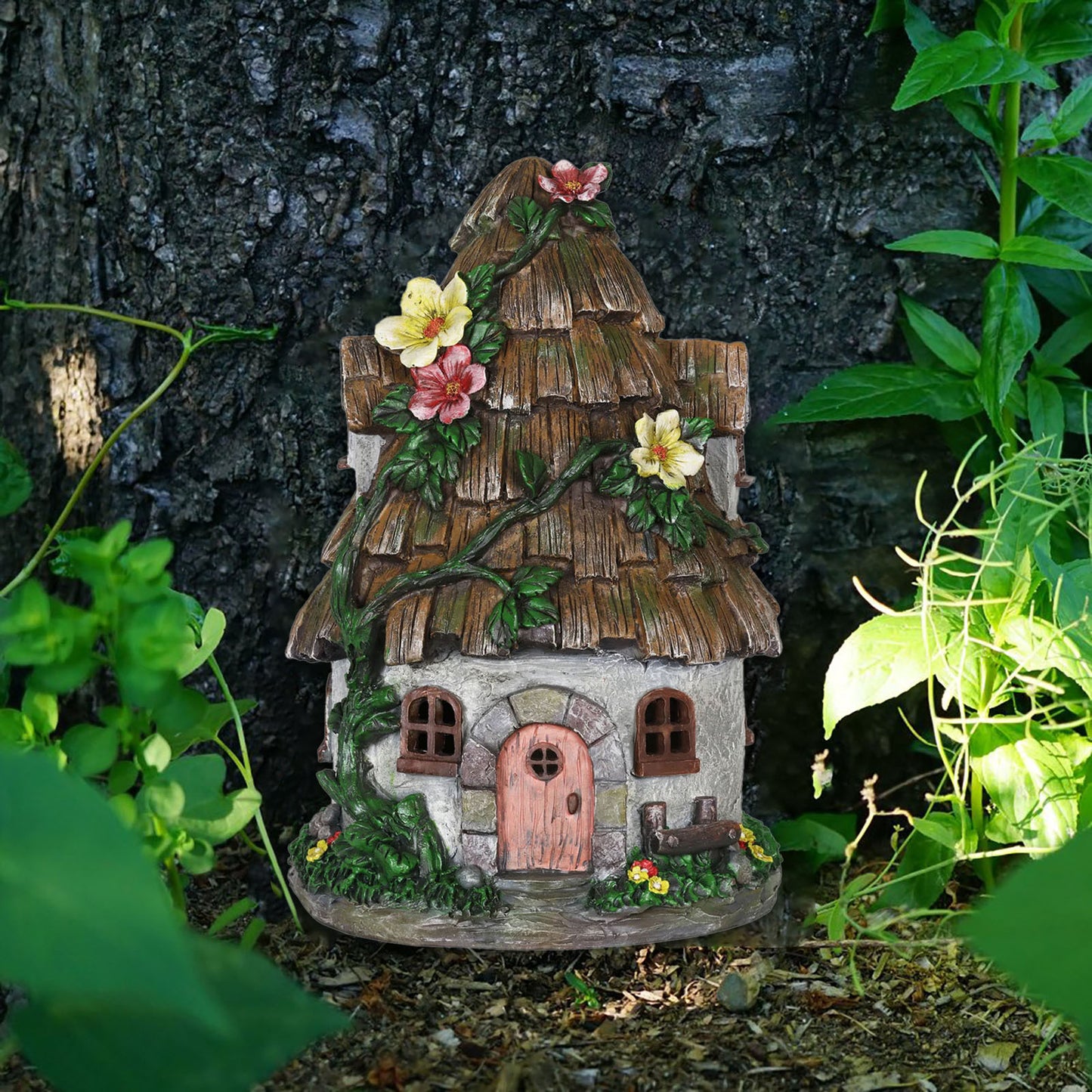 Elf Fairy Door Fairy Tale Door Courtyard Wooden Decoration Ornaments