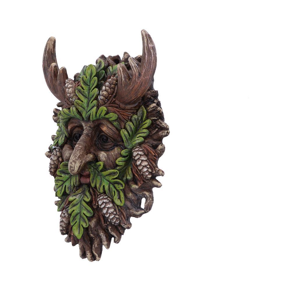Autumn Horned Forest Spirit Ornament Woodland Pagan Plaque Wiccan Decor