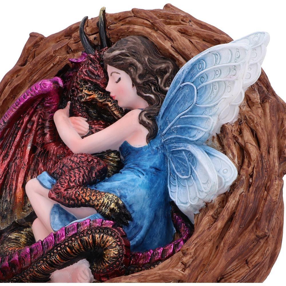 Enchanted Fairy and Dragon Mystical Creature Figurine Fantasy Statue  Art decor