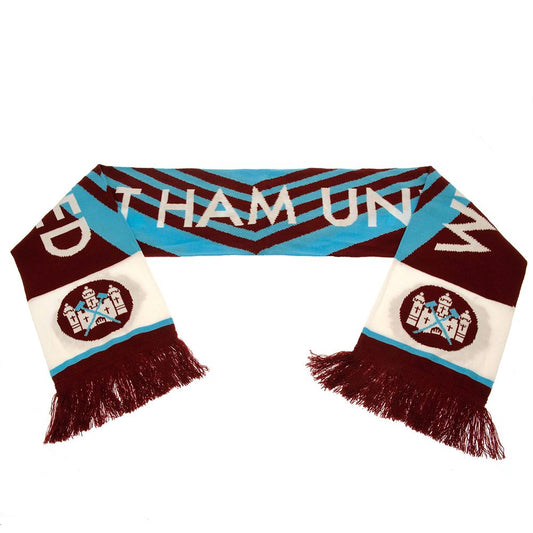 West Ham United FC Retro 1976 Scarf Official Licensed Football Club Merch Fashion Fan Gift