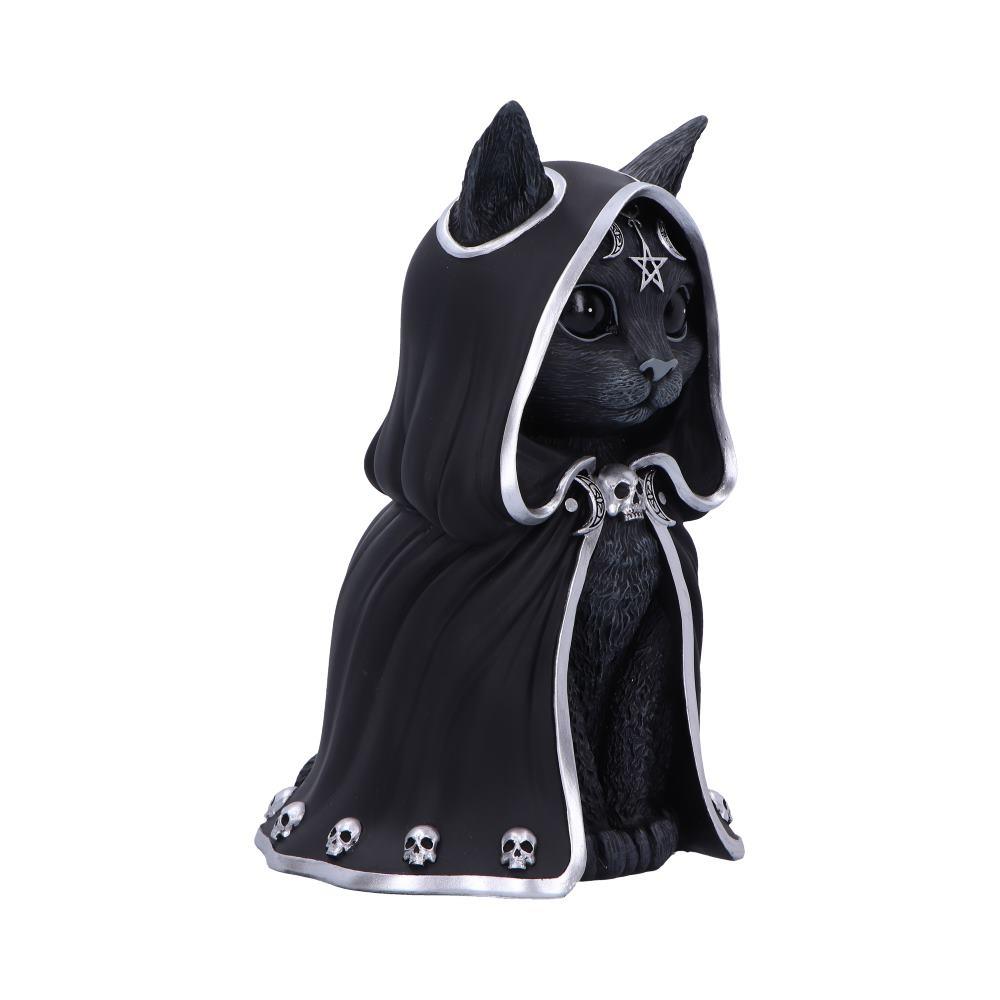 Zefur Cult Cuties Figurine Gothic Black Cat Ornament Occult Altar Statue Gift