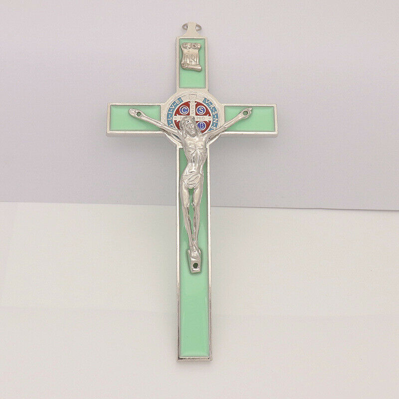Jesus Icon Colored Benedict Luminous Cross