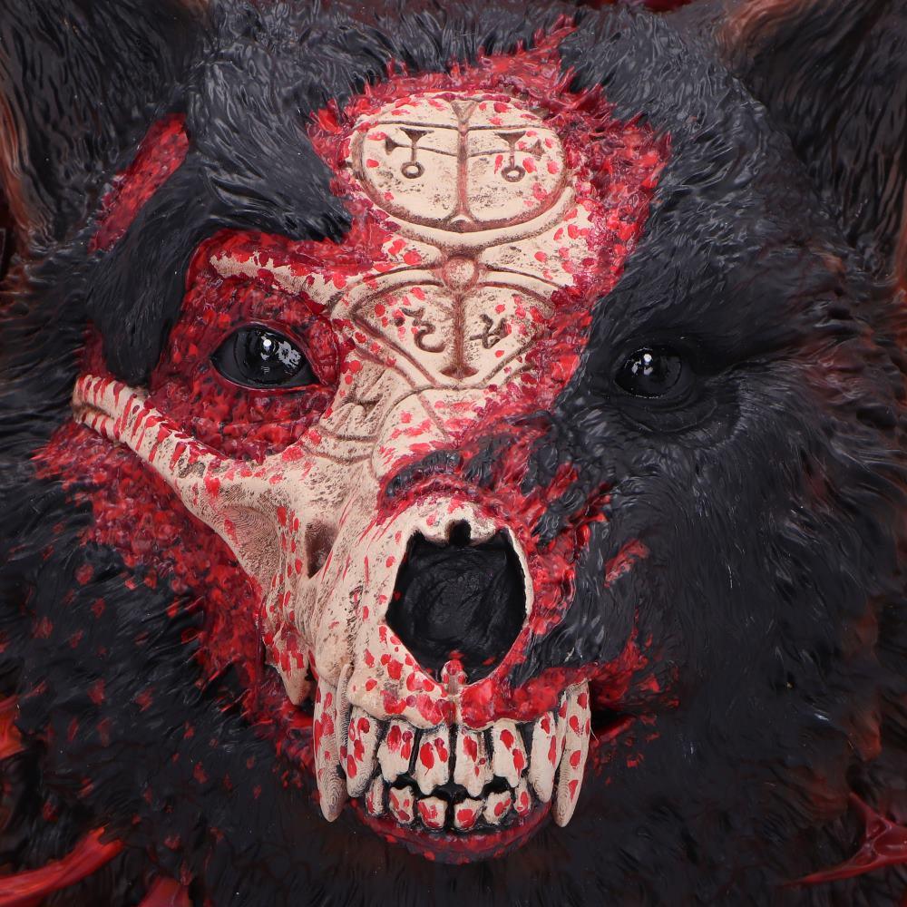 Blizzard Diablo 4 Mephisto Wolf Head Wall Plaque Gaming Horror Collectible