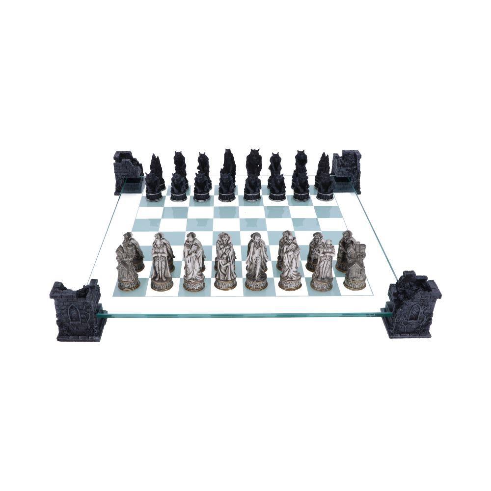 Nemesis Now Vampire and Werewolf Chess Set Gothic Inspired Home Decor