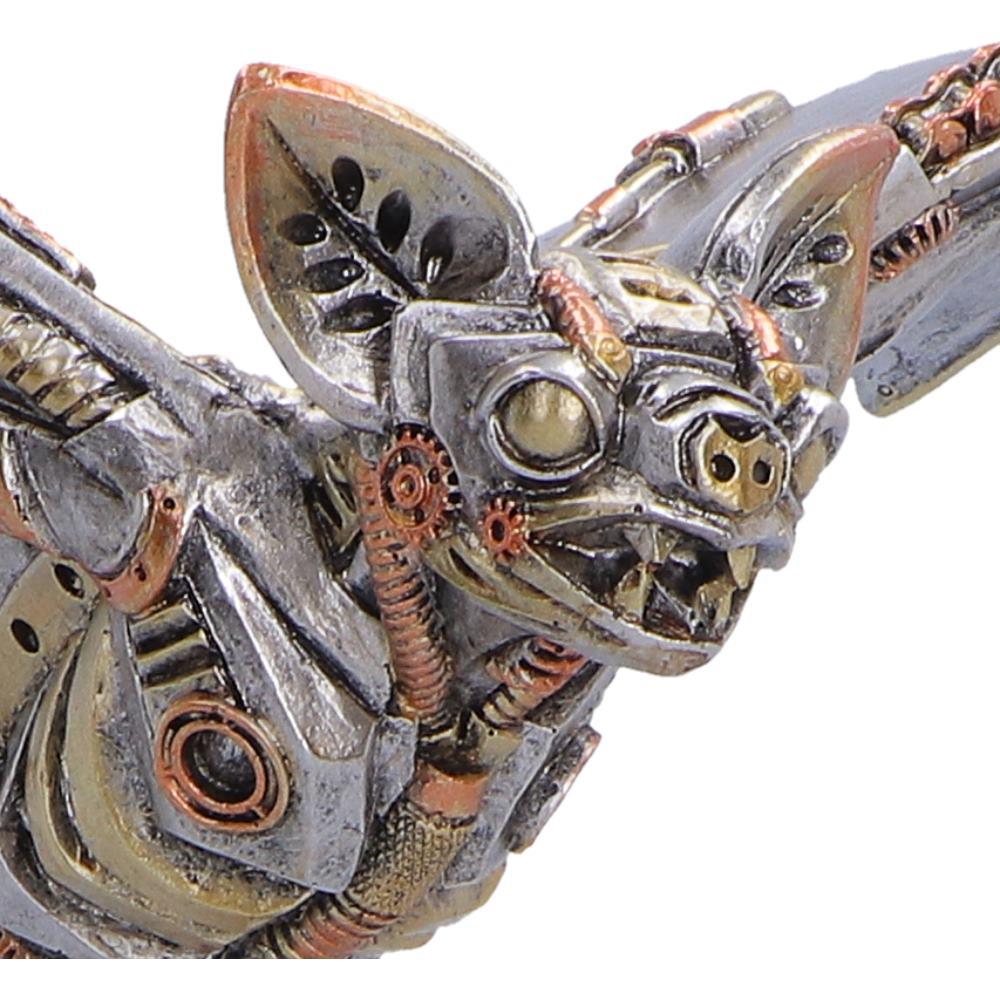 Mechanical Bat Statue Steampunk Ornament Gothic Creature Decorative  Display