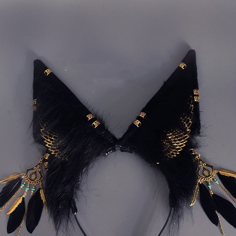 Animal Ears Headdress RE Ancient Egypt Anubis Headdress