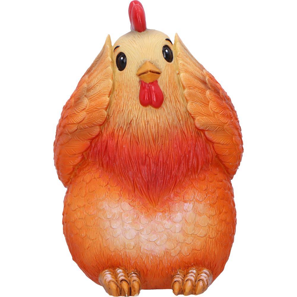 Three Wise Hens Figurines See No, Hear No, Speak No Evil Farmyard Art Decor