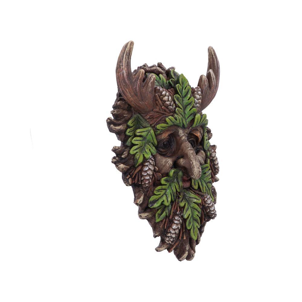 Autumn Horned Forest Spirit Ornament Woodland Pagan Plaque Wiccan Decor
