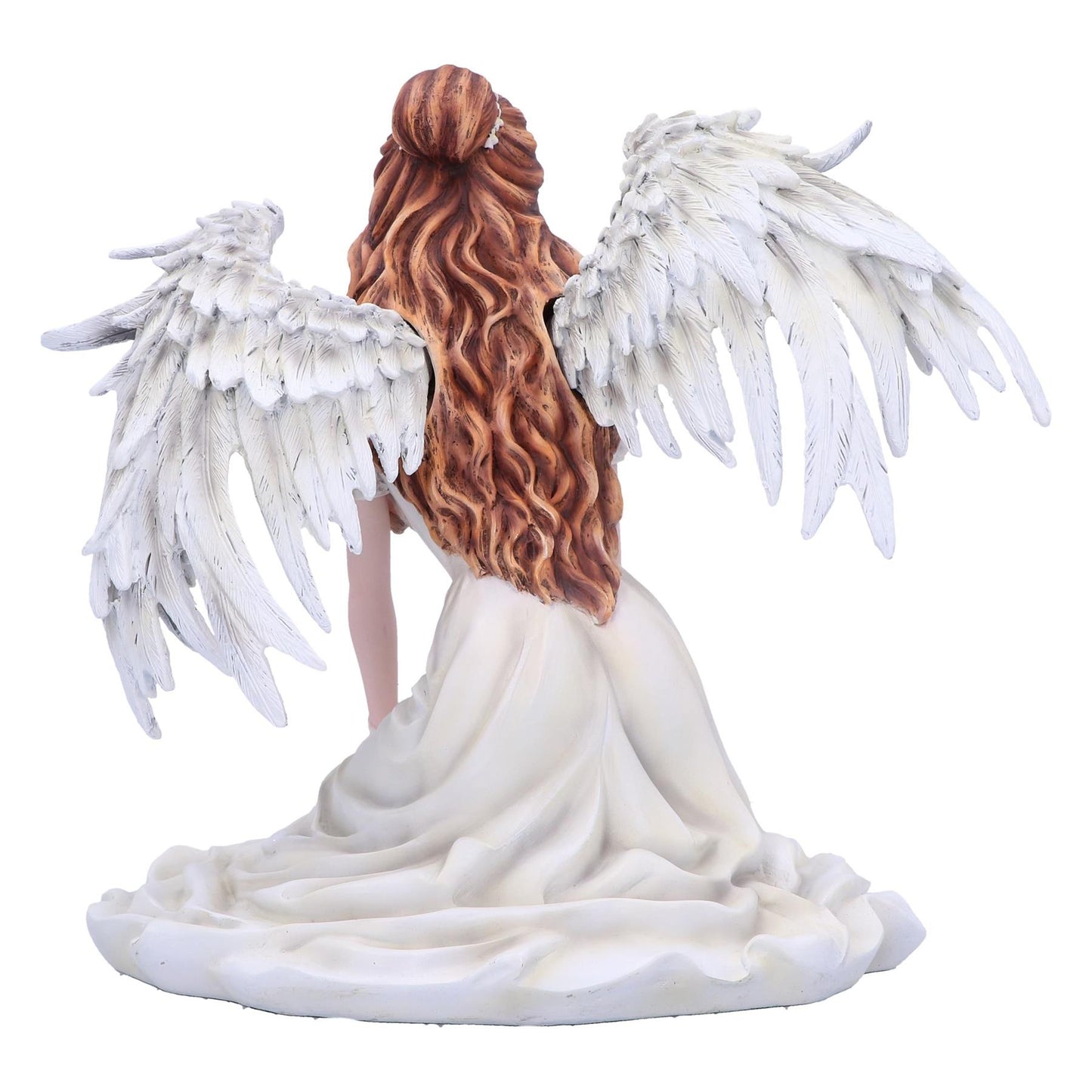 Enchanting Angelic Angel Figurine Mystical Fantasy Sculpture Home Decor Boxed