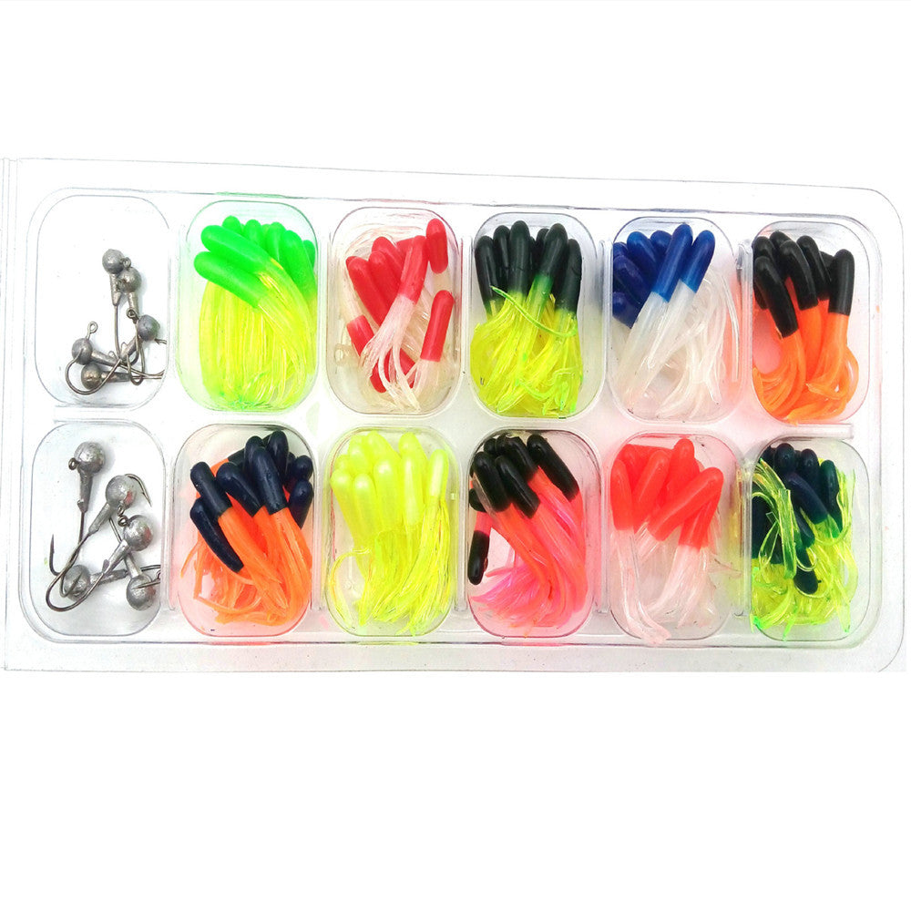 Lead Head Hook Soft Bait Road Sub Fishing Gear Set