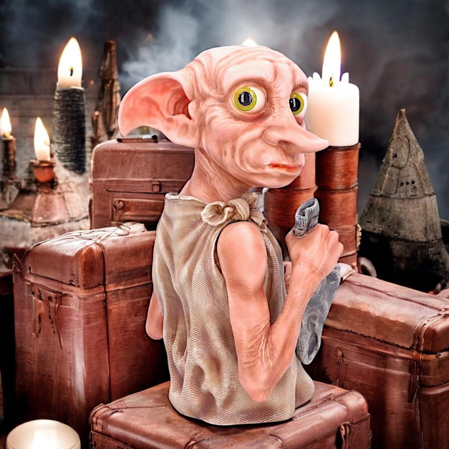 Harry Potter Dobby Bust 30cm - Officially Licensed Collectible Resin Sculpture