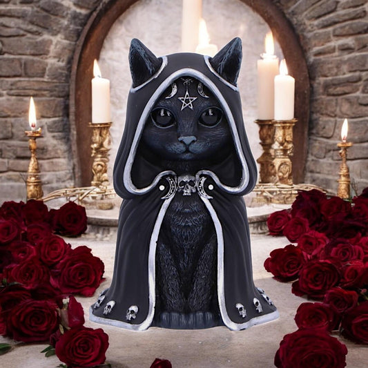 Zefur Collectible Cat Figurine – 10cm Cult Cuties Gothic Ornament