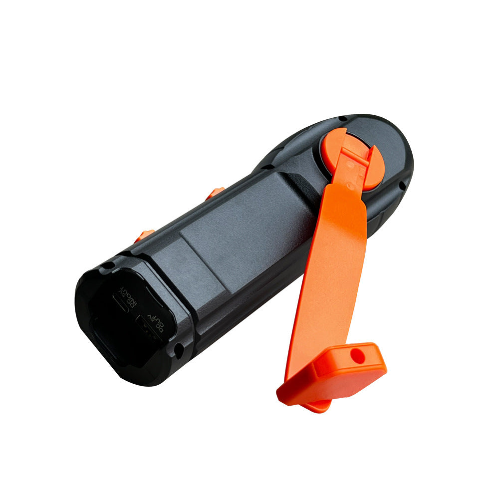 Hand-cranked Multifunctional Flashlight Radio Emergency Mobile Phone Charging Function