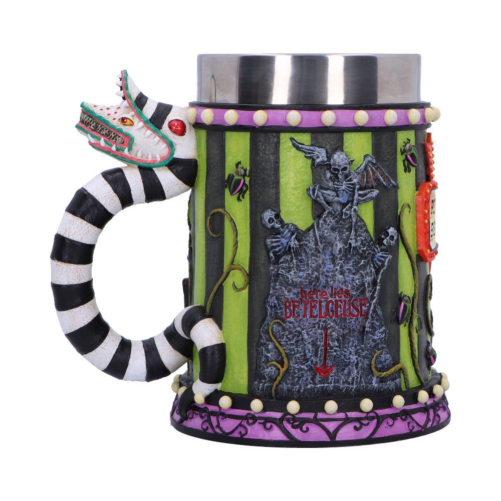 Official Beetlejuice Tankard Gothic Mug Halloween Movie Collectible Drinkware