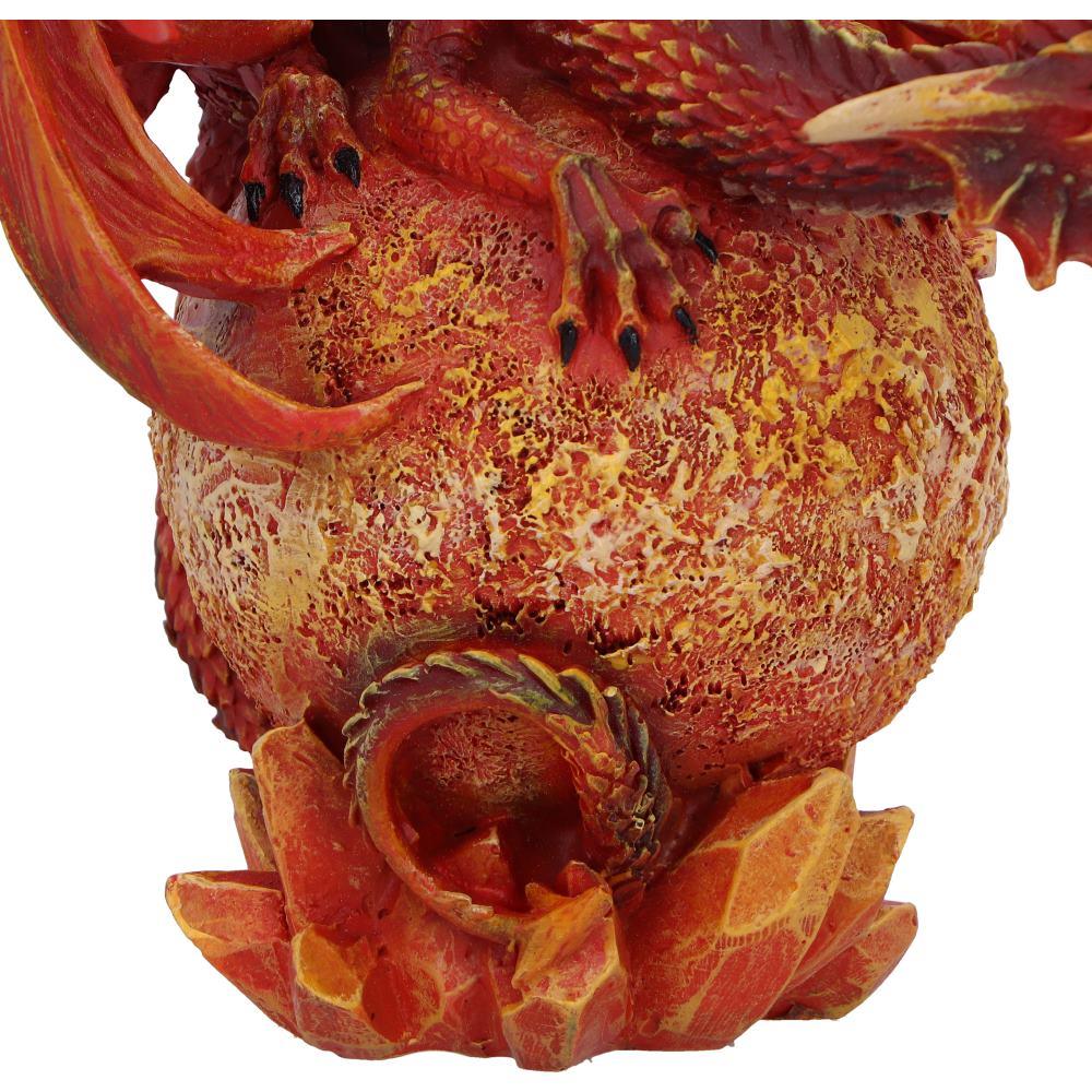 Gothic Planet Dragons Venus Figurine Red Fire Fantasy Statue Astrology Ornament Gift