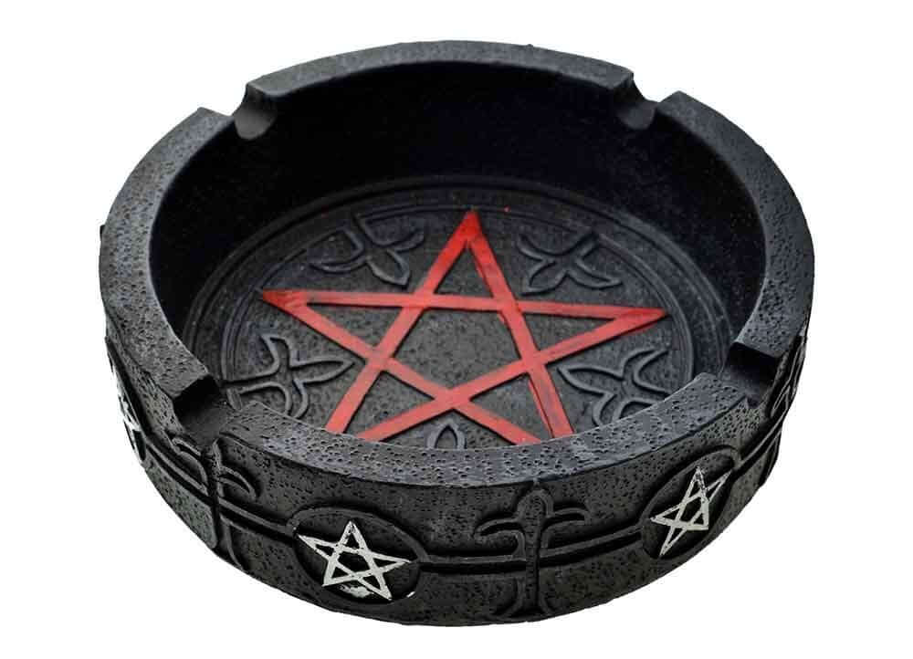 Pentagram Occult Ashtray Pentacle Ritual Burner Altar