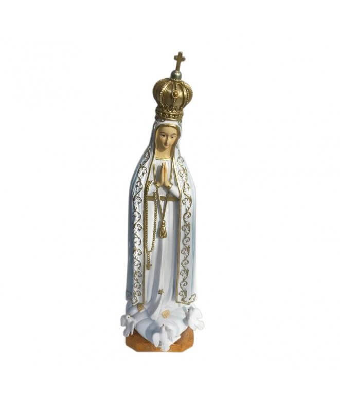 Blessed Virgin Mary Our Lady of Fatima Statue Ornament Figurine for Home or Chapel