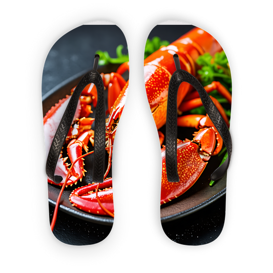 Food Adult Flip Flops