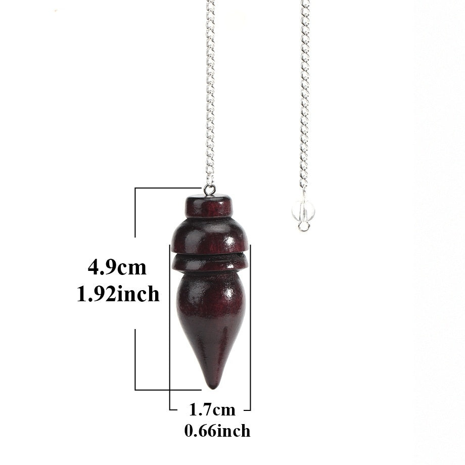 Walnut Material Spirit Pendulum Conical Pendant