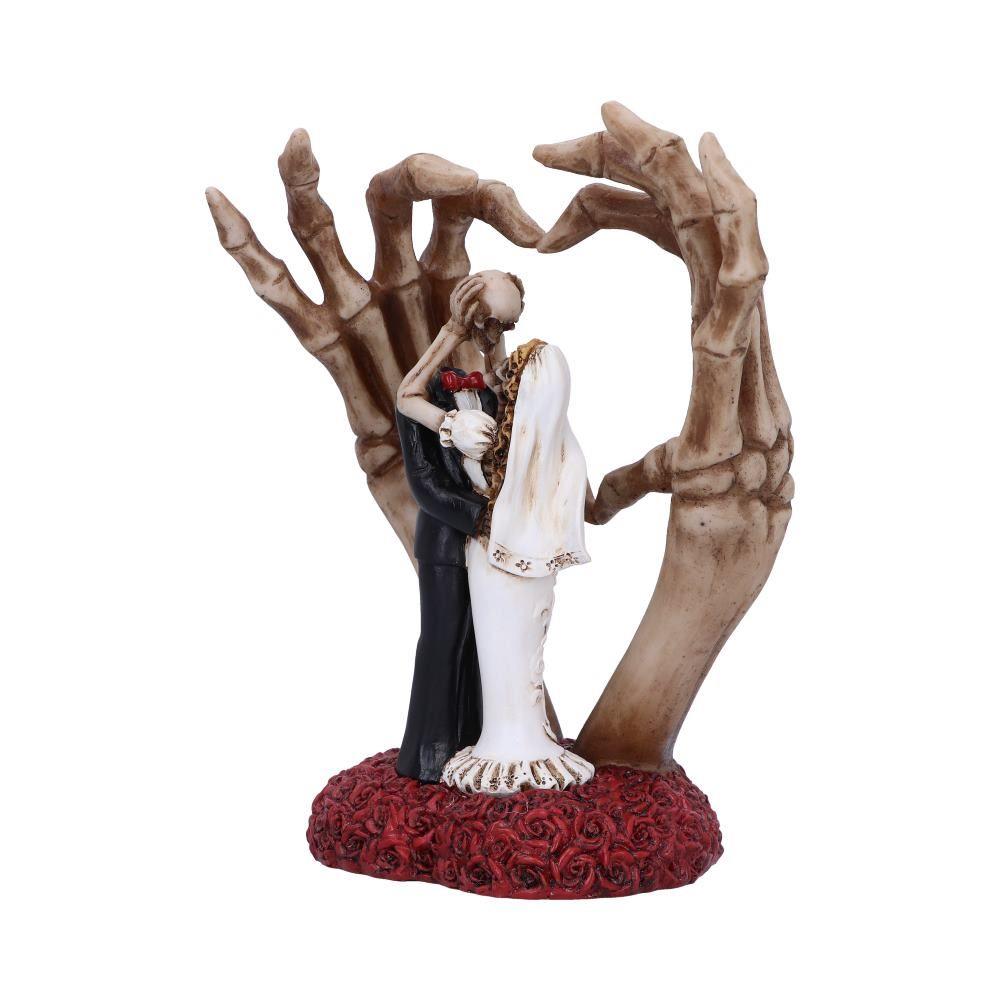 Gothic Skeleton Wedding Figurine Fantasy Art Decor Romantic Halloween Gift