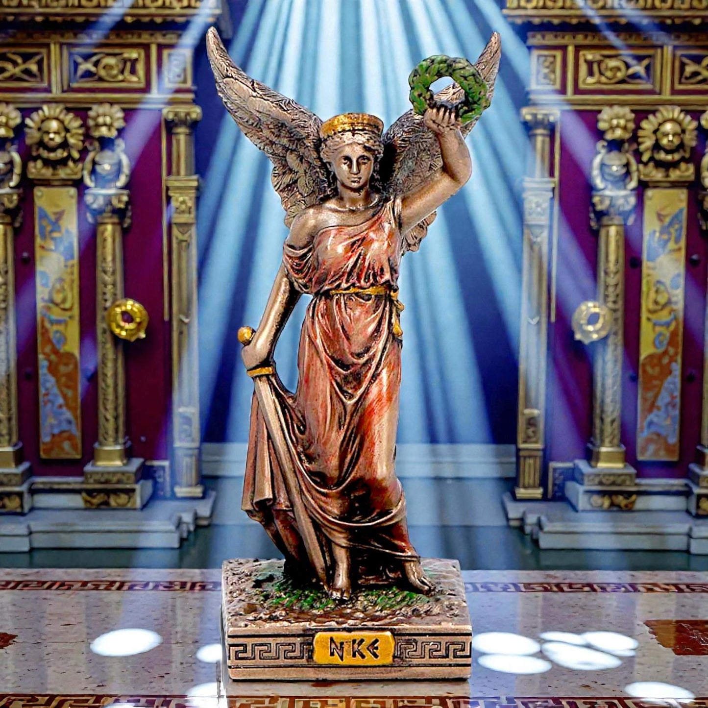 Nike Goddess of Victory Figurine Greek Mythology Statue Winged Deity Ornament