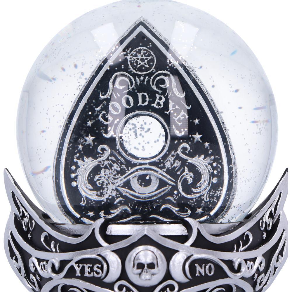 Gothic Spirit Board Snow Globe Occult Ouija Crystal Dome Witchcraft Altar Decor