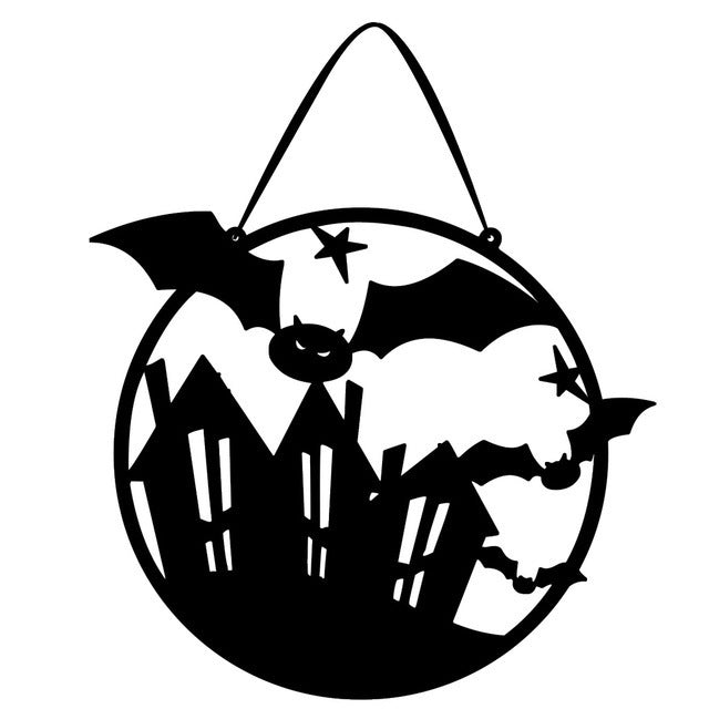 Witch door decoration