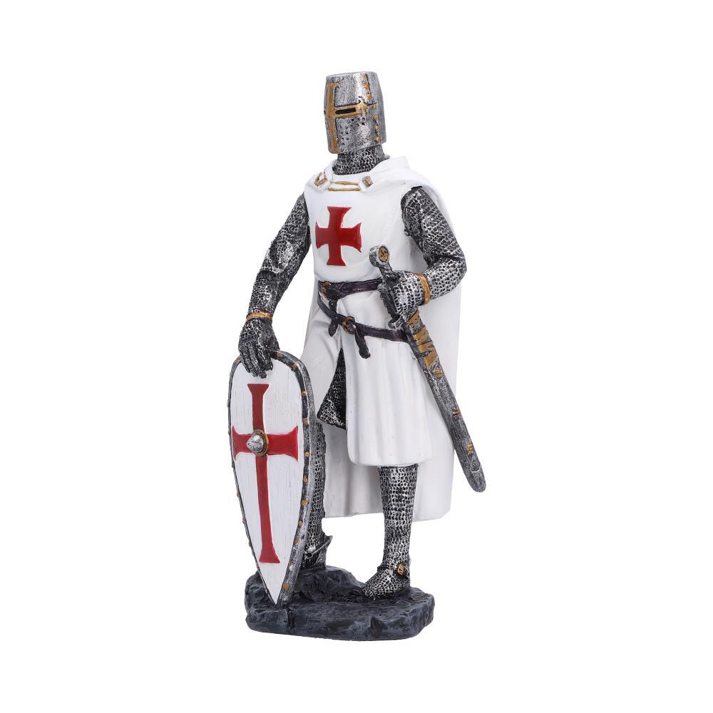 Templar Knight Figurine 16.6cm Medieval Crusader Statue Historical Gothic Decor
