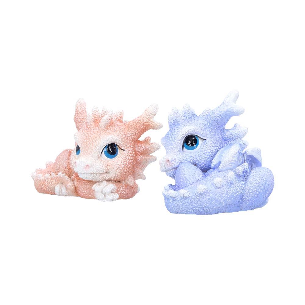 Nestlings Dragon Figurines Statue Ornament Sculpture Set of Cute Fantasy Decor