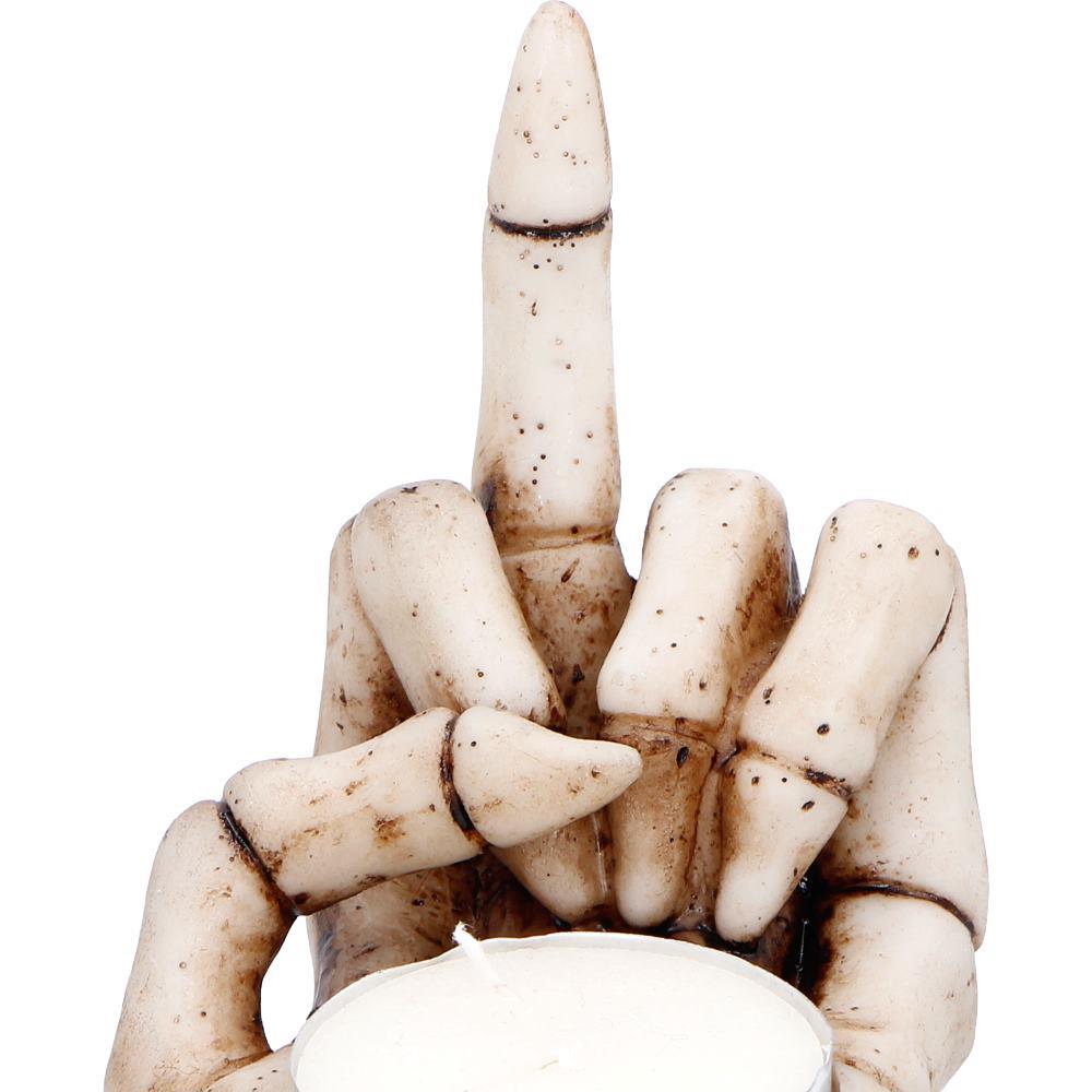 Gothic Skeleton Hand Candle Holder Funny Novelty Ornament Horror Decor Gift