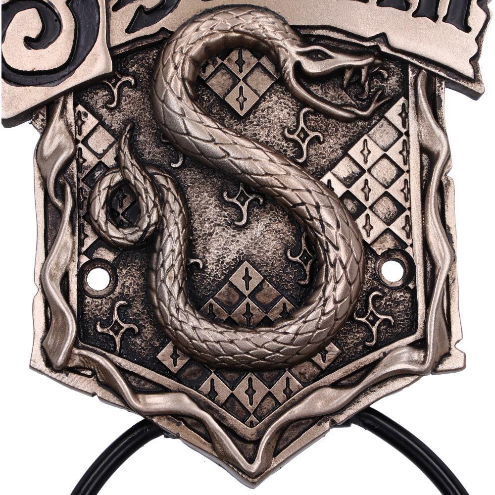 Harry Potter Slytherin Door Knocker 24.5cm - Officially Licensed Bronze Crest Design