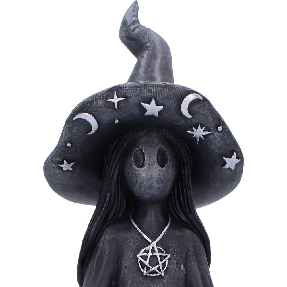 Dazzle Little Souls Figurine Witch Spirit with Cauldron Fantasy Wiccan Gothic Decor