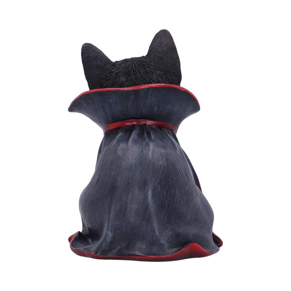 Gothic Vampire Black Cat Figurine Halloween Collectible Spooky Home Decor  Ornament